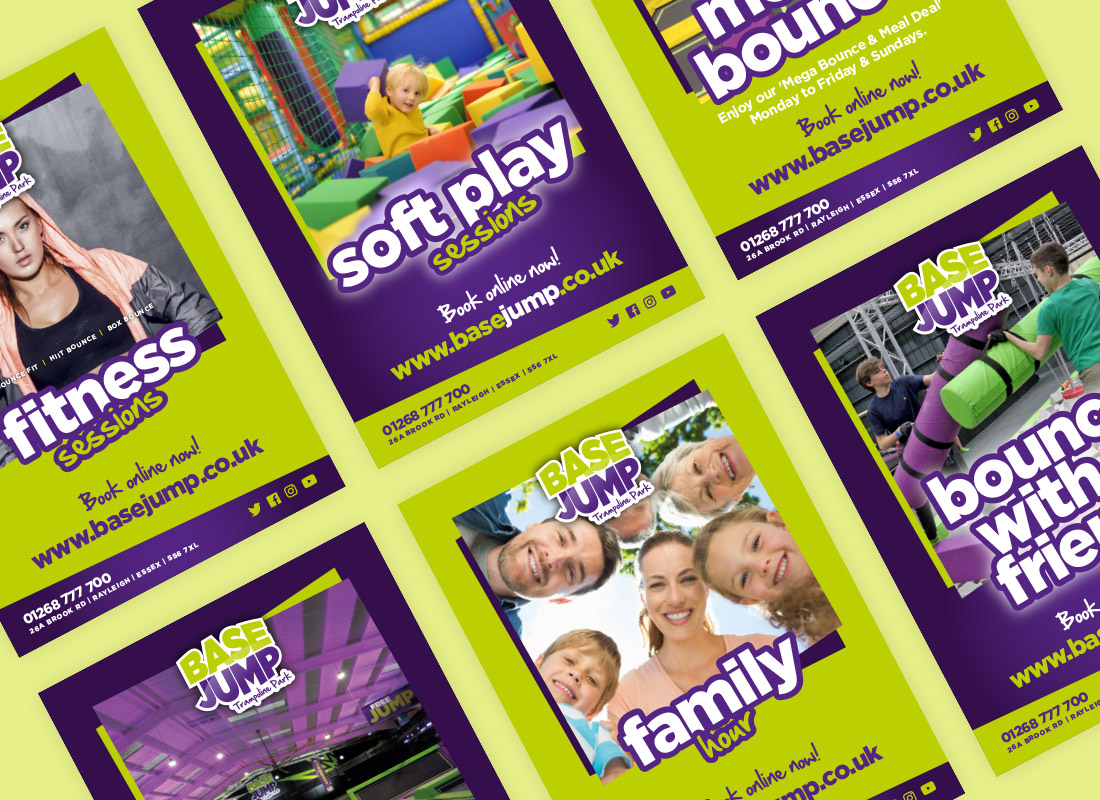 Trampoline Park Website Design